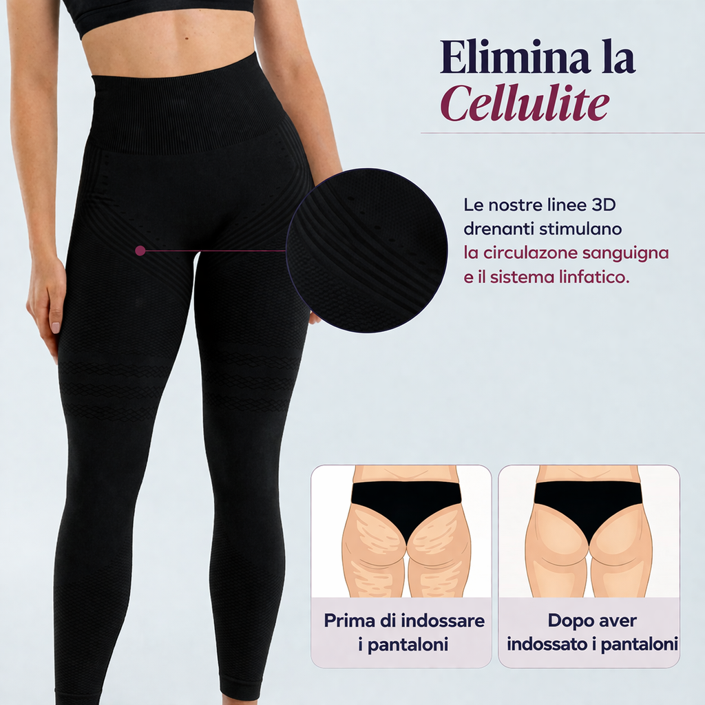 Leggins 3D™️ - Riduce la cellulite e tonifica le gambe
